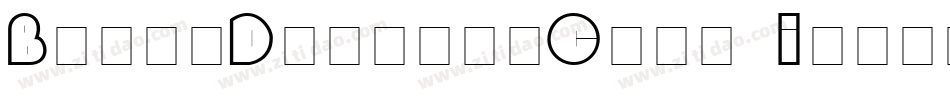BrashDisplayCaps Italic字体转换